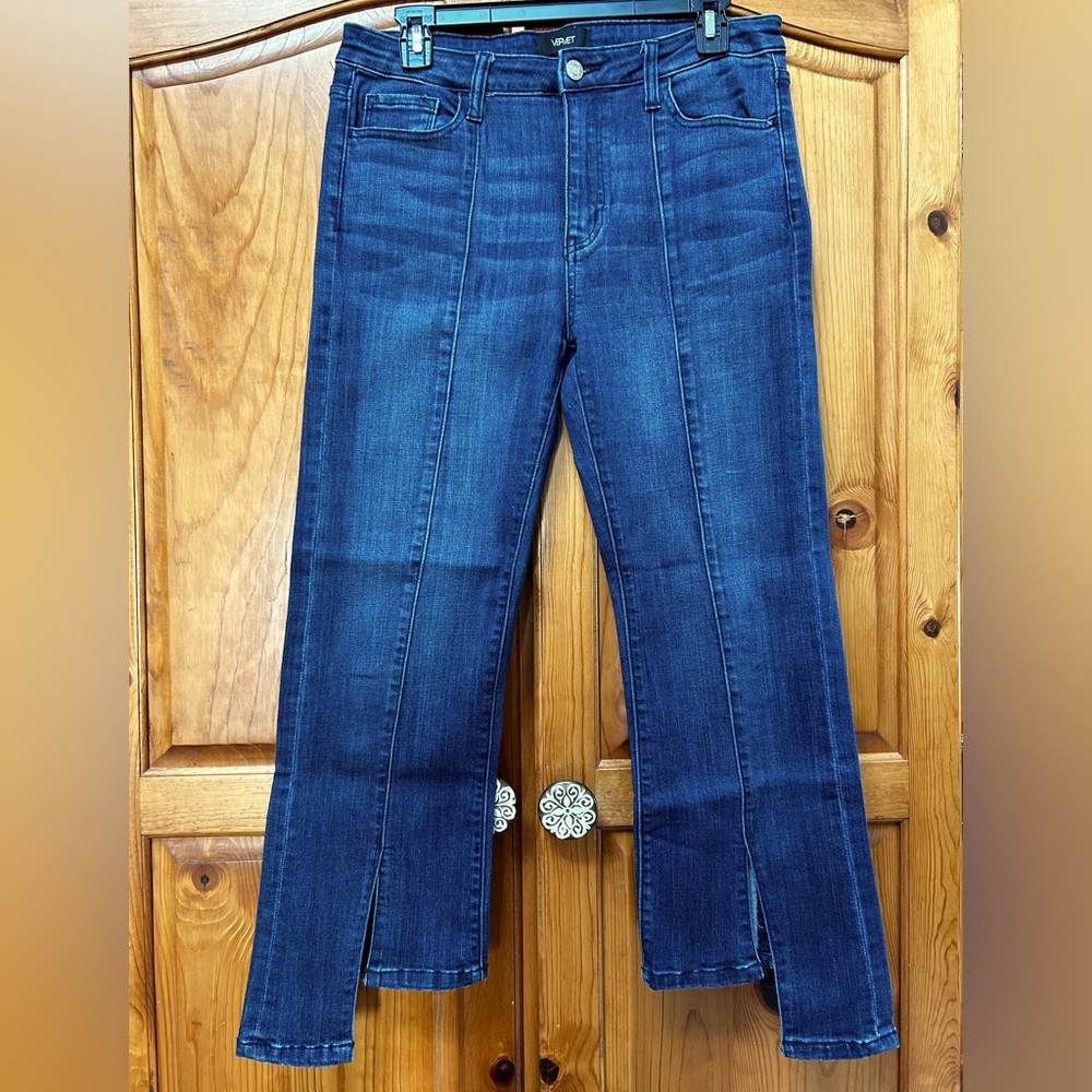 Vervet Size 29 split-crop flare